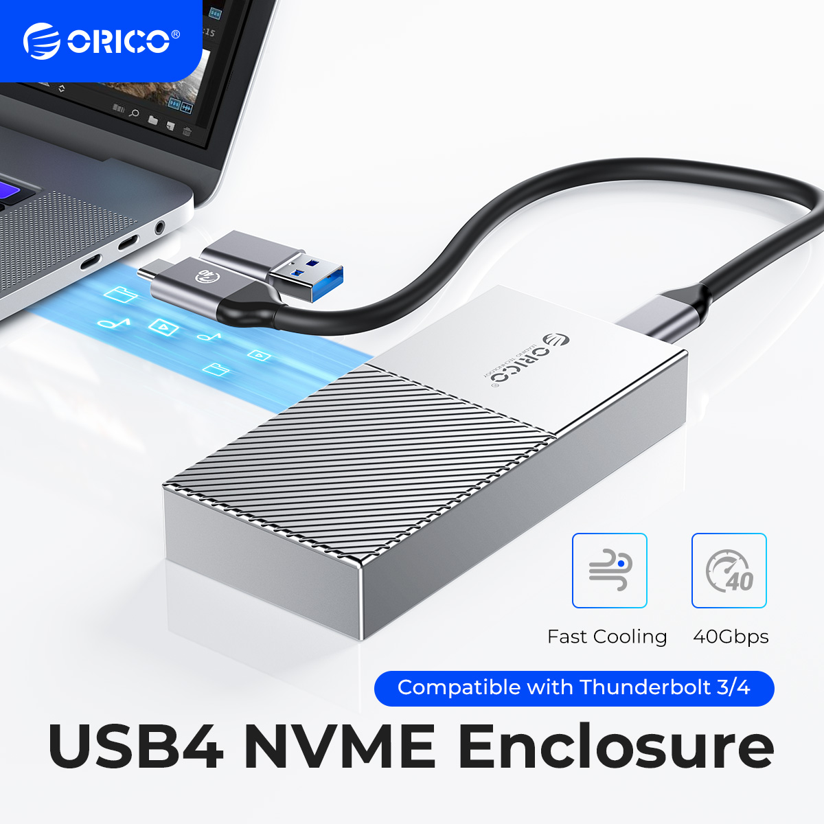 Thunderbolt 4 External Ssd 4Tb - ORICO USB4 NVMe SSD Enclosure 40Gbps