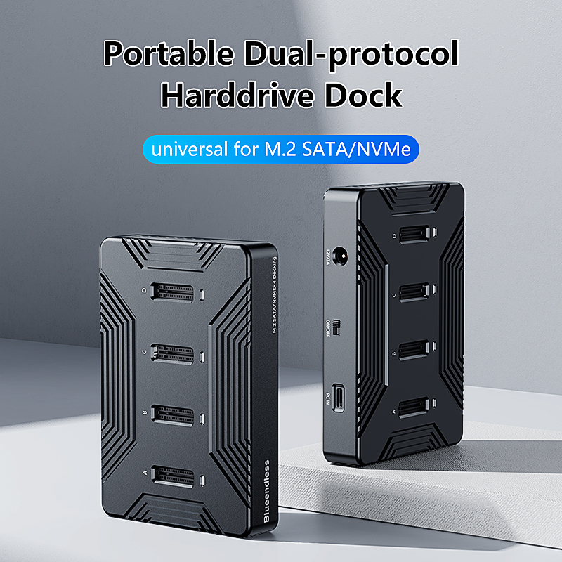 Blueendless 4 bay m2 SSD docki - огляд і ціна 8Tb M2 Nvme Ssd