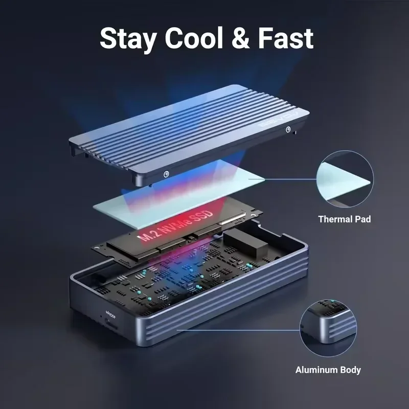 ACASIS 40Gbps M.2 NVMe SSD Enc - огляд і ціна Usb4 40Gbps External Ssd 8Tb
