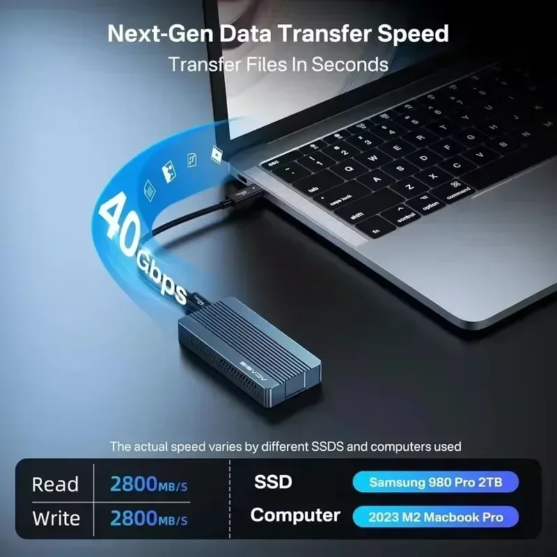 ACASIS 40Gbps M.2 NVMe SSD Enc - огляд і ціна 8Tb M2 Nvme Ssd