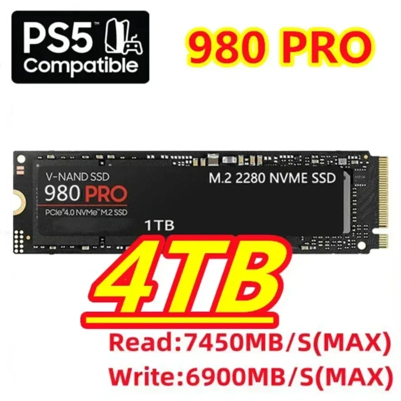 Original 980 PRO M.2 2280 NVMe - огляд і ціна Pcie 4.0 4Tb 2280 Ssd 7450Mbps