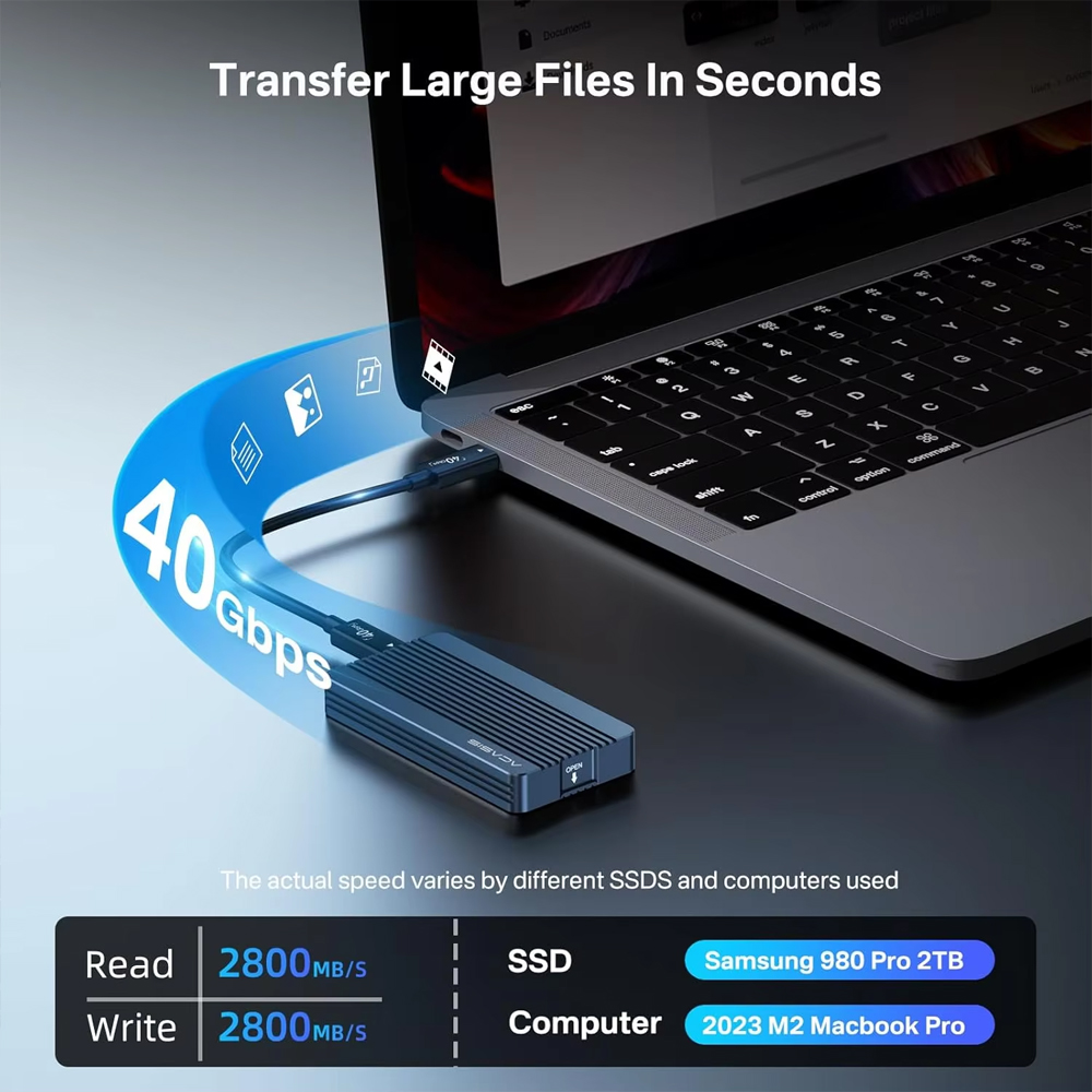 ACASIS 40Gbps M.2 NVMe SSD Enc - огляд і ціна 8Tb M2 Nvme Ssd