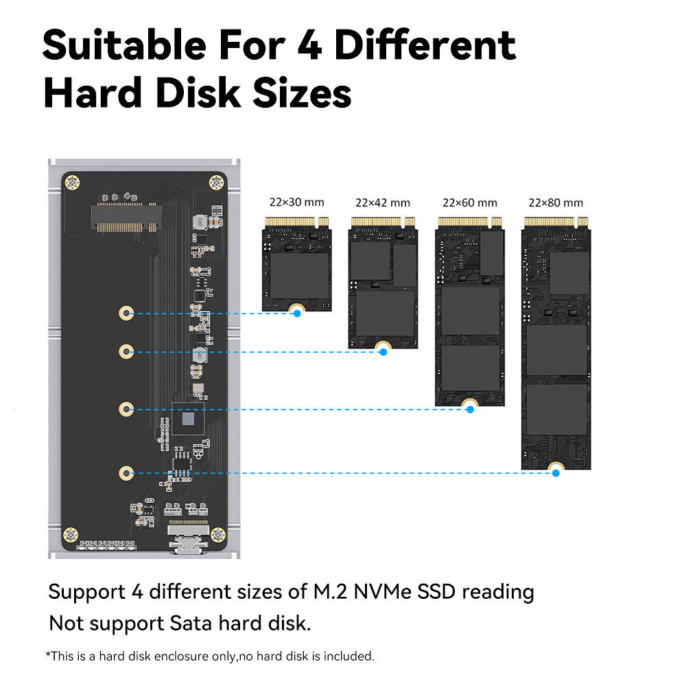 Fanless 40Gbps USB4 Thunderbol - огляд і ціна Usb4 40Gbps External Ssd 8Tb