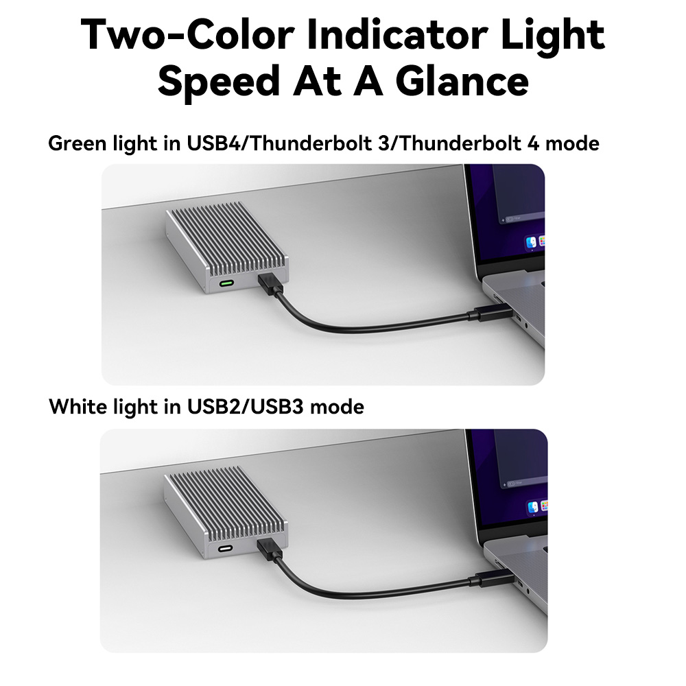 Fanless 40Gbps USB4 Thunderbol - огляд і ціна Usb4 40Gbps External Ssd 8Tb
