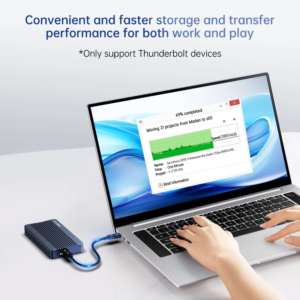 Acasis 40Gbps USB 4.0 NVME M.2 - огляд і ціна 8Tb M2 Nvme Ssd
