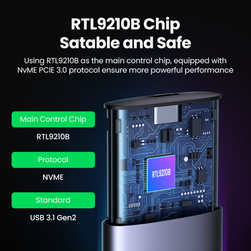 UGREEN M2 SSD Case NVME SATA D - огляд і ціна 8Tb M2 Nvme Ssd