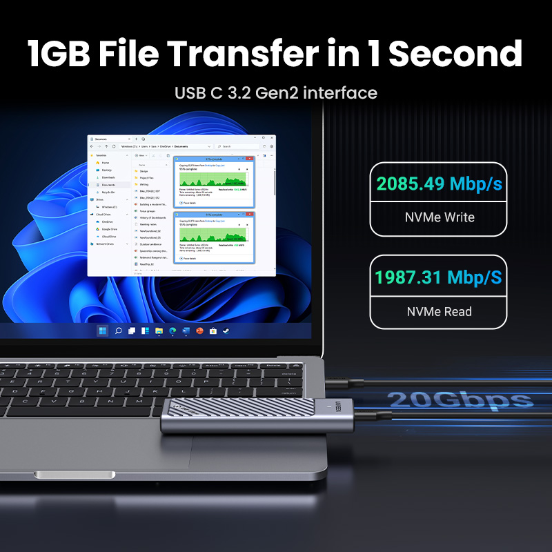 UGREEN 20Gbps M2 SSD Case M.2  - огляд і ціна 8Tb M2 Nvme Ssd